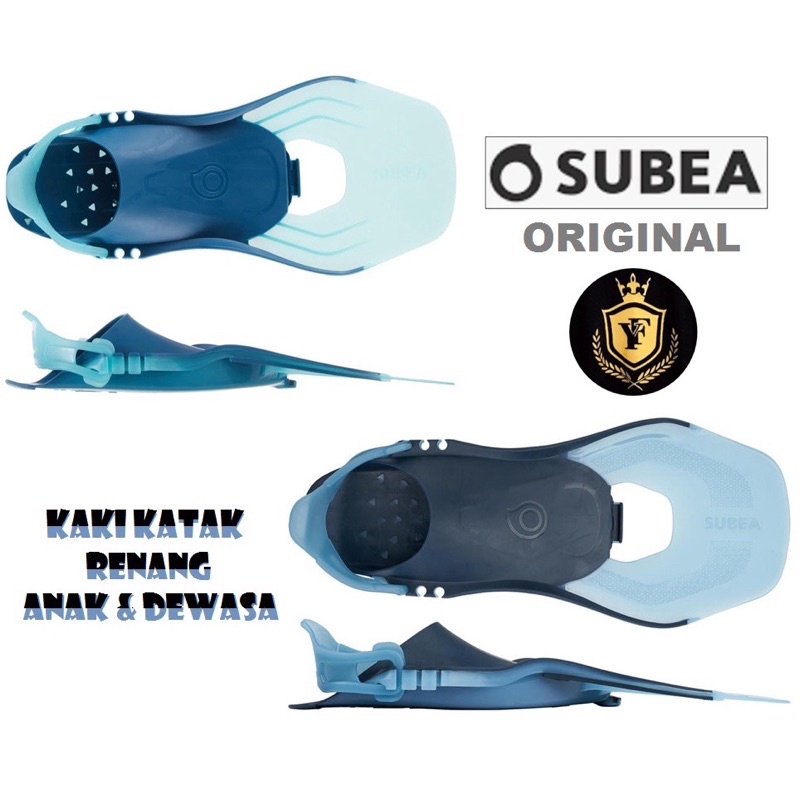 KAKI KATAK FINS ANAK PRIA WANITA ORIGINAL SUBEA SNK500 UNTUK SNORKLING DAN BERENANG MUDAH DISESUAIKA