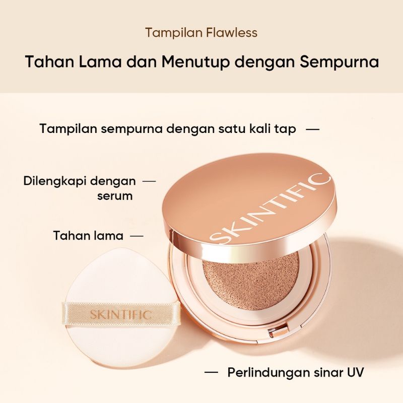 SKINTIFIC COVER ALL PERFECT CUSHION SPF 35 PA++++ REFILL