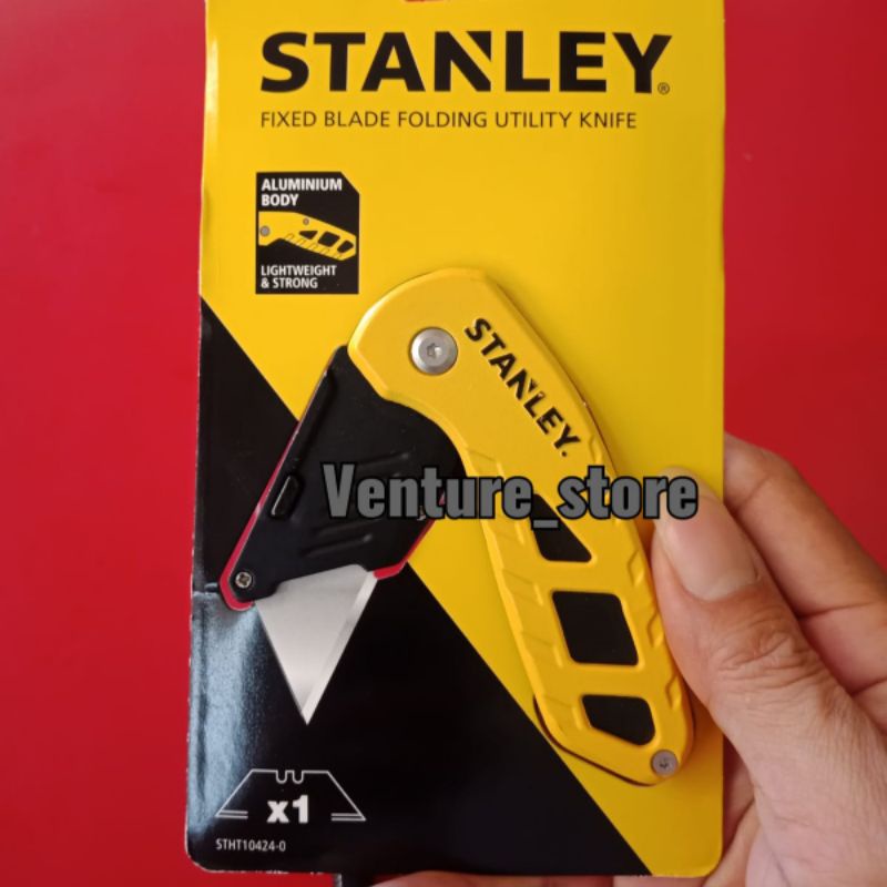 

Stanley STHT10424-0 Fixed Blade Folding Utility Knife / Pisau Cutter