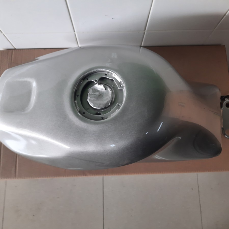 Tangki Bensin Ninja RR Silver