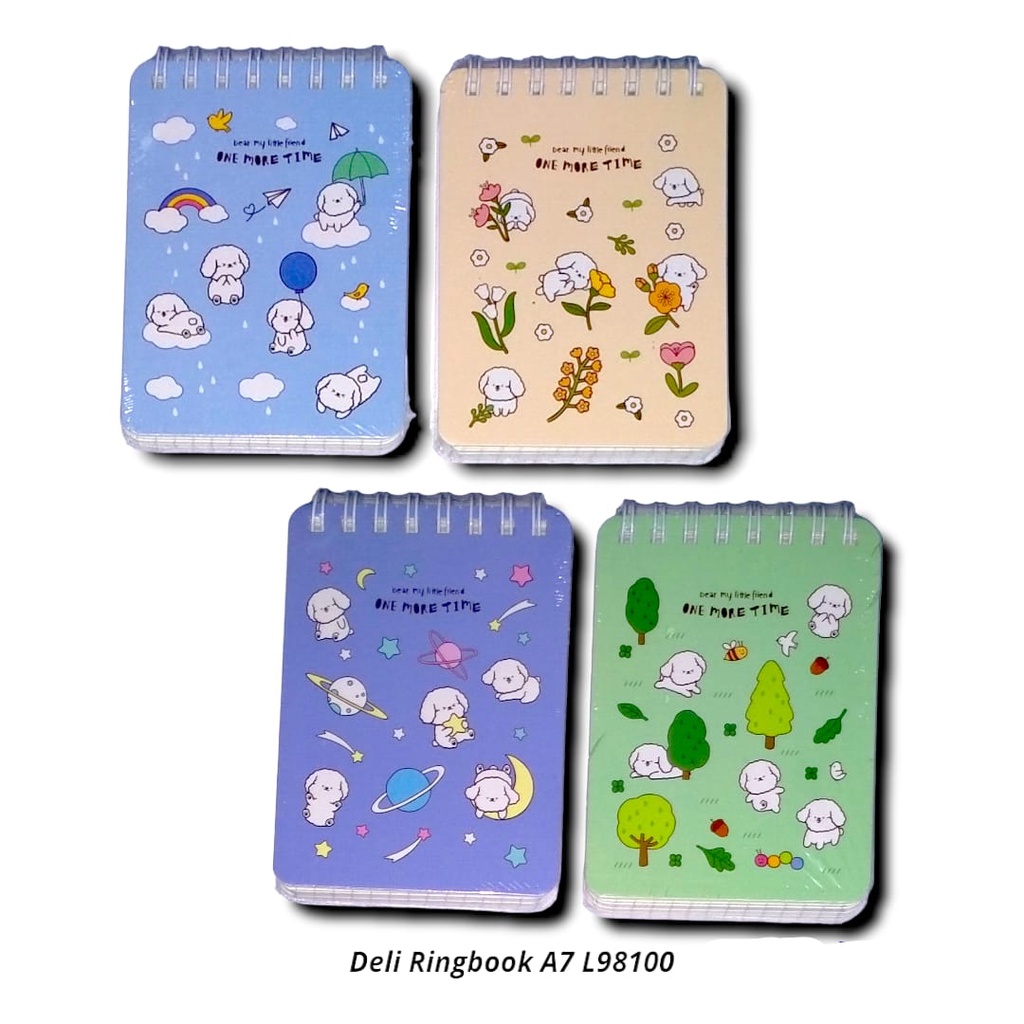 

NOTEBOOK MEMO KANTONG SPRIRAL ATAS MINI A7 LUCU 100 LBR POCKET NOTEPAD BUKU CATATAN
