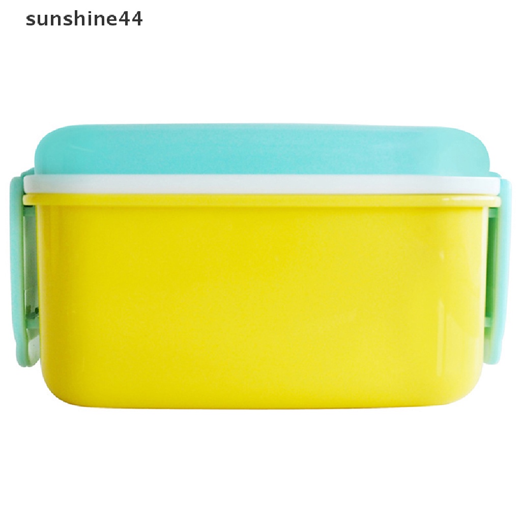 Sunshine Kotak Makan Bento Dua Lapis Microwave Untuk Anak Tk