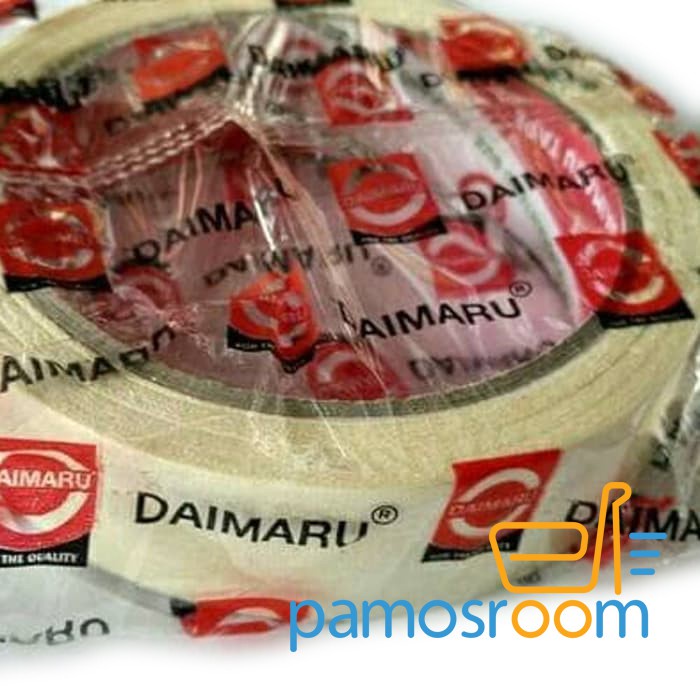

Lakban Kertas Daimaru Masking Tape 24mm 1 Inch 1" Selotip (1DUS ISI 96ROLL)