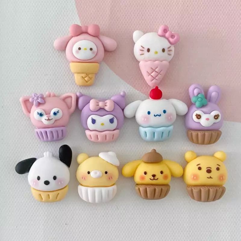 Clay resin Donat Sanrio Cupcake