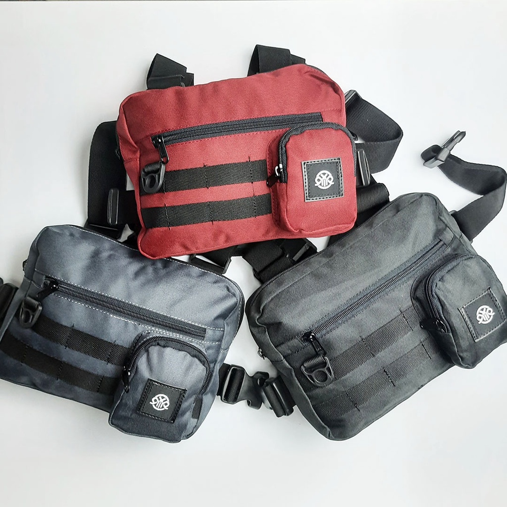 Tas Dada Chest Bag Original Pria Wanita Cowok Cewek Tactical Rig Bag Outdoor Murah REMUX