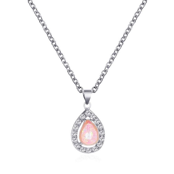 kalung fashion berlian crystal diamond pendant necklace jka253 (2D2)