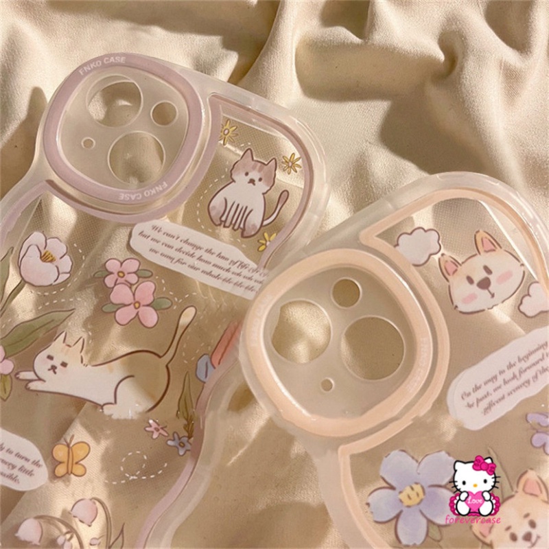 Soft Case Tpu Transparan Motif Kartun Anak Anjing / Kucing Untuk Redmi 9T / 10A / 9C / 10 / 9A / 9 / 10 / 9A / 9 / Note9 / 8 / 11s / 11 / 10pro Max +