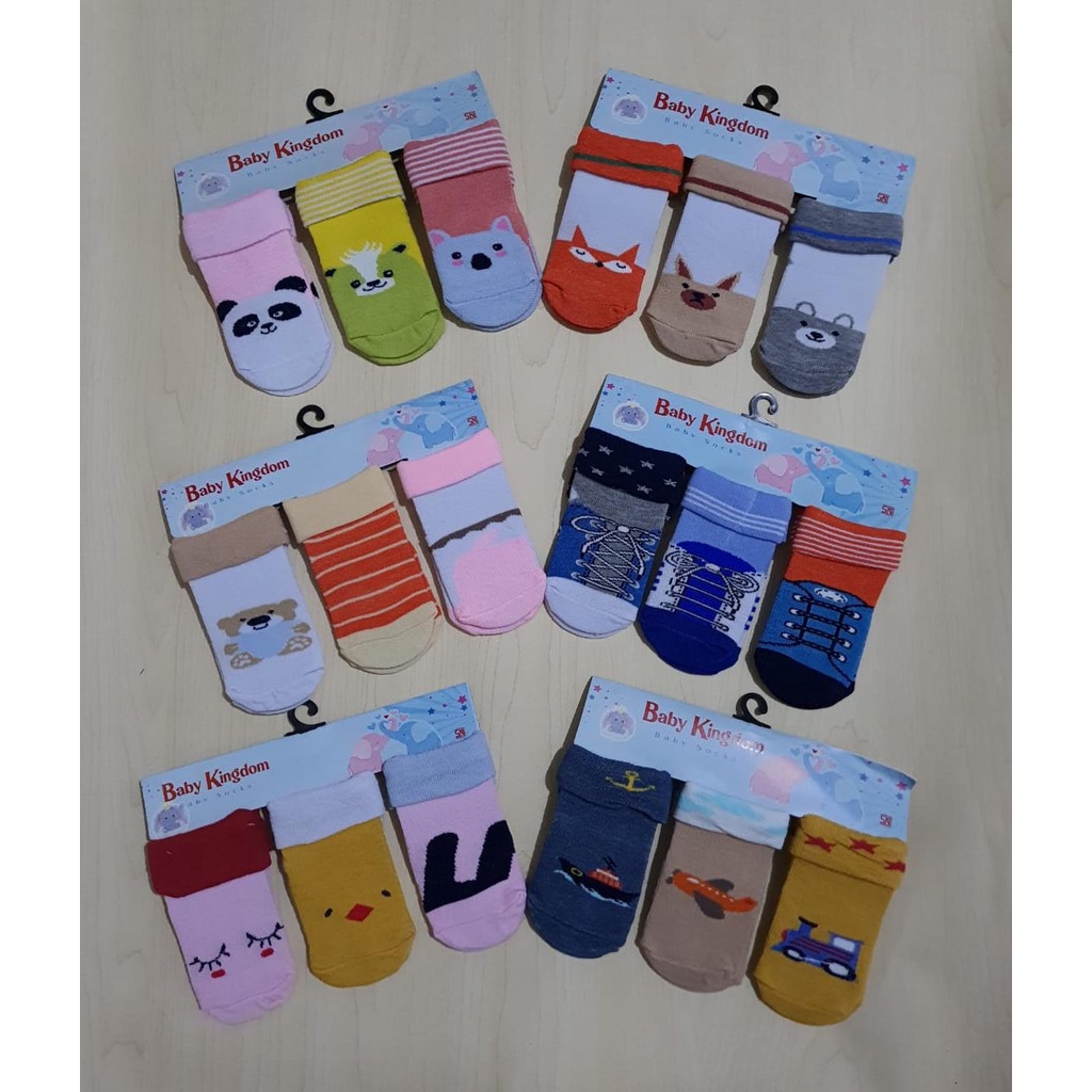 kaos kaki bayi newborn LIPAT BABY KINGDOM