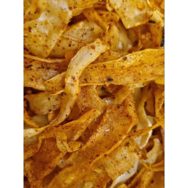 

keripik singkong, basreng, usus, makaroni, ubi ungu kemasan 500 g