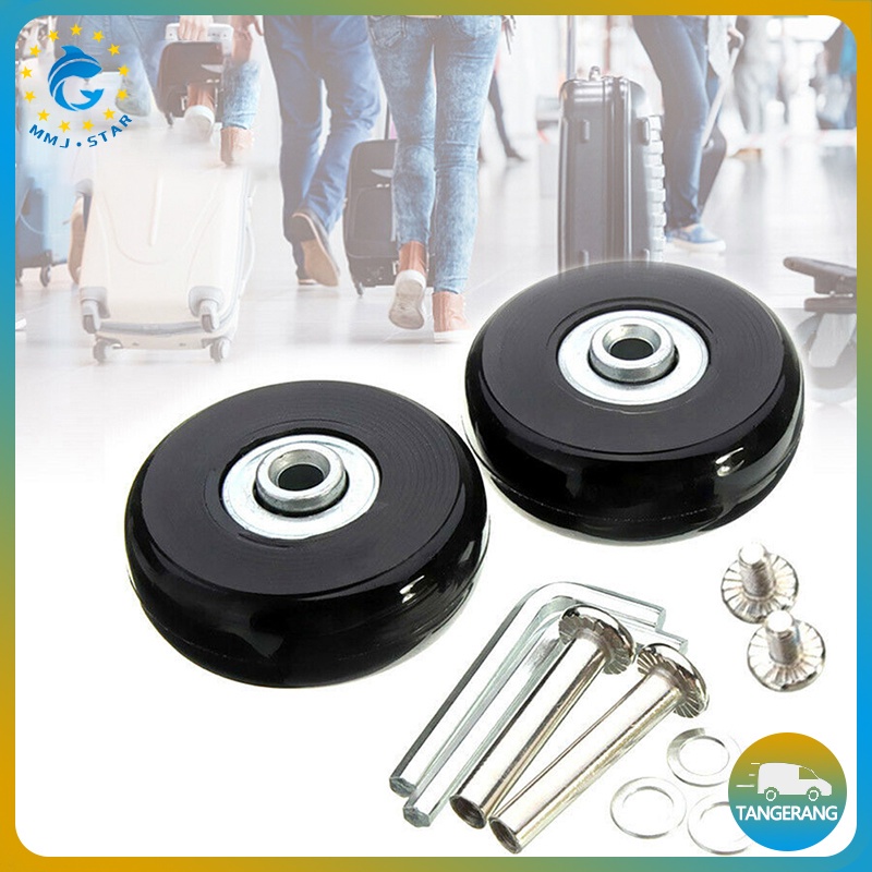 【40 50mm-2PCS】Wheels Koper Replacement Pengganti/Luggage Replacement Wheel/Roda Koper Pengganti