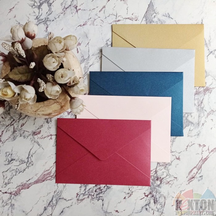 

Terbatas 1 Pack Amplop Jasmine A6 Fancy Premium Blue Red Silver Gold Pink Limited