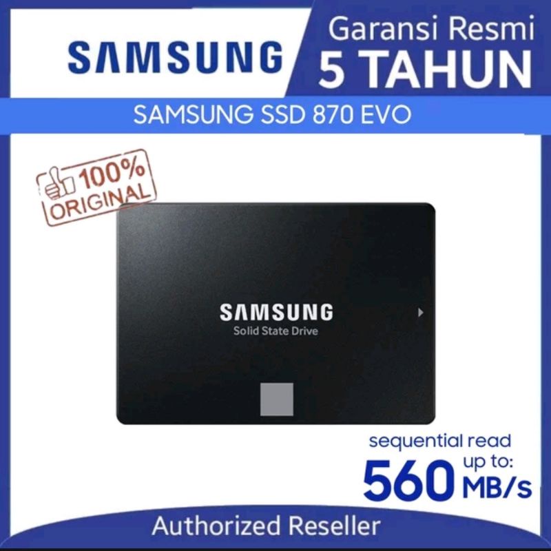 Samsung SSD 870 EVO 250GB 500GB 1TB 2.5&quot; SATA III Internal SSD  Sata 3