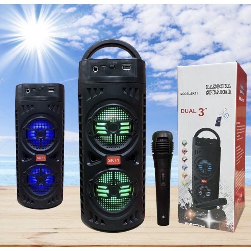 Speaker Portable Bluetooth + Mic SK71