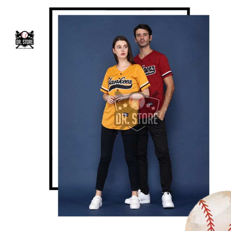 JERSEY BASEBALL CUSTOM ANAK & DEWASA bebas request bordir depan belakang