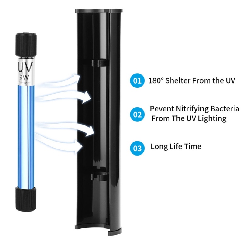 Zzz Lampu Sterilizer Akuarium Dengan Klip Penjepit