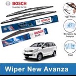 paket wiper Depan Dan Belakang mobil Avanza Xenia Veloz 2012/2013/2014