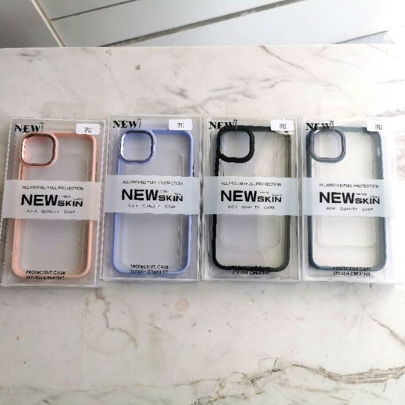 0521A VVV CASE CROOM Metallic PREMIUM Iphone  XR 11 13 13PRO 13PROMAX 7+ 8+ SHOOKPROFF BENING LIST WARNA