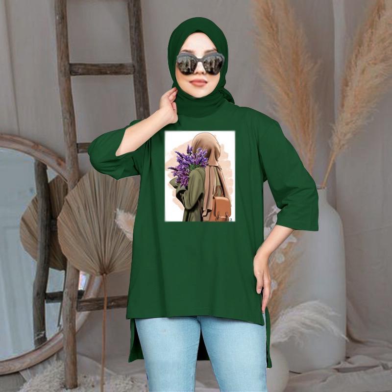 FC - TUNIK BASIC OVERSIZE WANITA HIJAB'S VARIASI 050 DTF