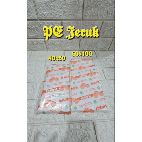 plastik PE JERUK / kantong plastik lentur jumbo 40x60 50x75 60x100