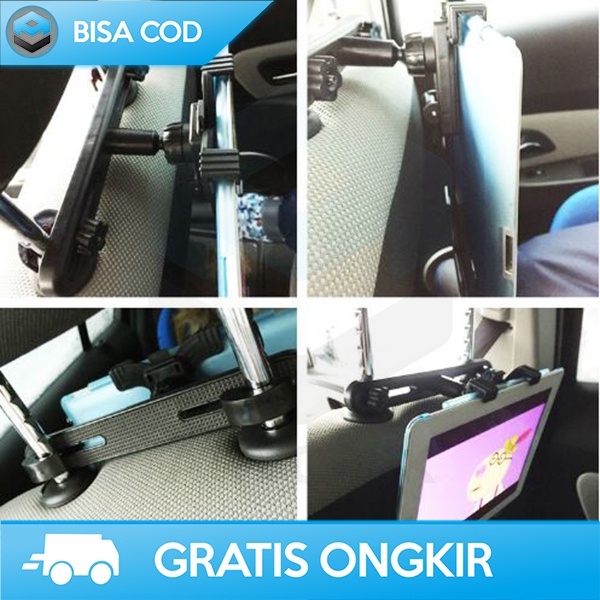 MOUNT CAR HOLDER TABLET 11 INCH ON CHAIR BACKSEAT UNIVERSAL ABS 1104