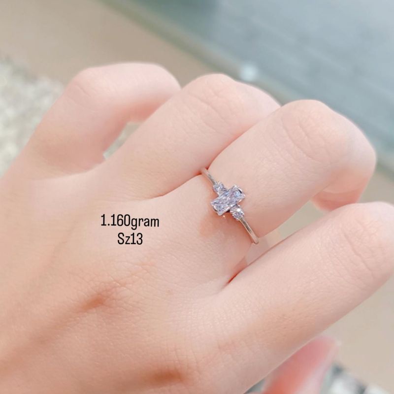 cincin emas putih kadar 375%