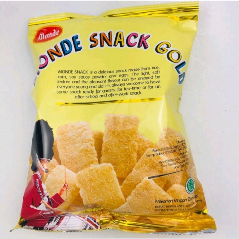 

Monde Snack Gold 60Gram | makanan ringan