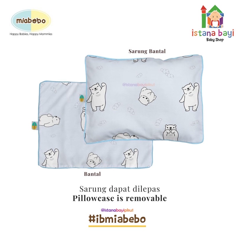 Miabebo Sarung Bantal Saja / Sarung Bantal batita