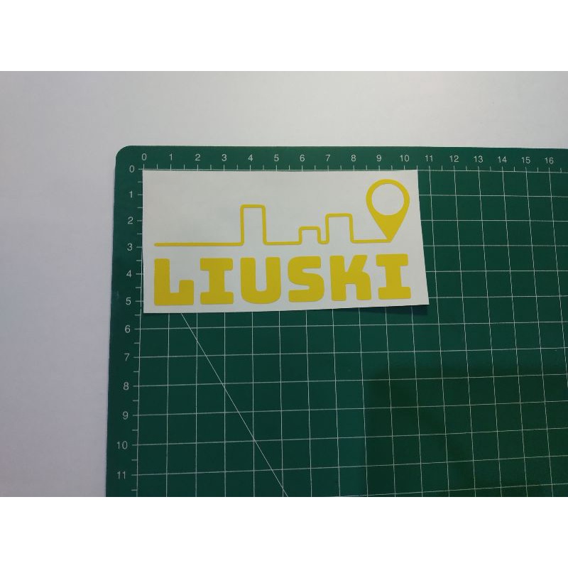

cutting stiker liuski