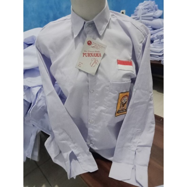 Seragam Sekolah Lengan Panjang Kemeja Putih Osfot Tbk
