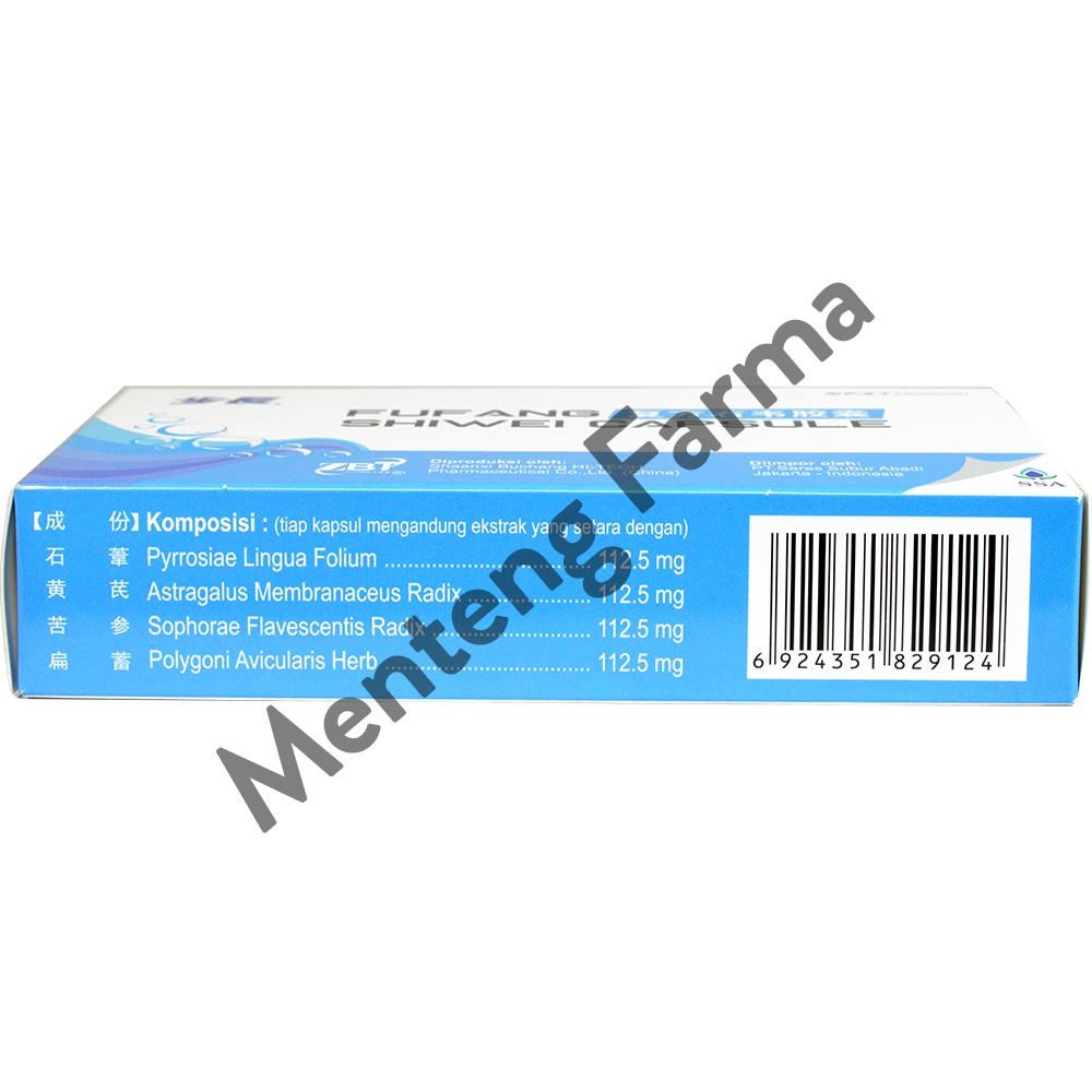 Fufang Shiwei Capsule - Obat Herbal Infeksi Saluran Kemih