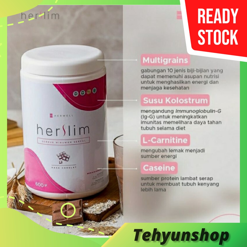 

[ORIGINAL] Herslim Herwell ( isi 20 sachet ) - Susu Diet Pelangsing Yang Kaya Nutrisi Rendah Kalori Dan Lemak