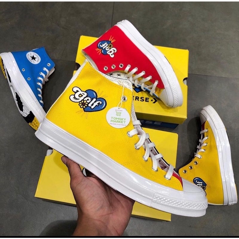 Converse Chuck 70s x Golf Wang Tripanel High Original Resmi PT Map
