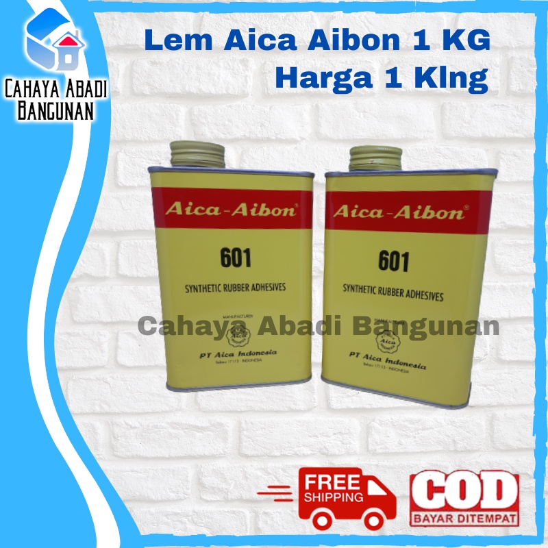 Lem Aica Aibon Kuning 1KG Kaleng 700 Gram
