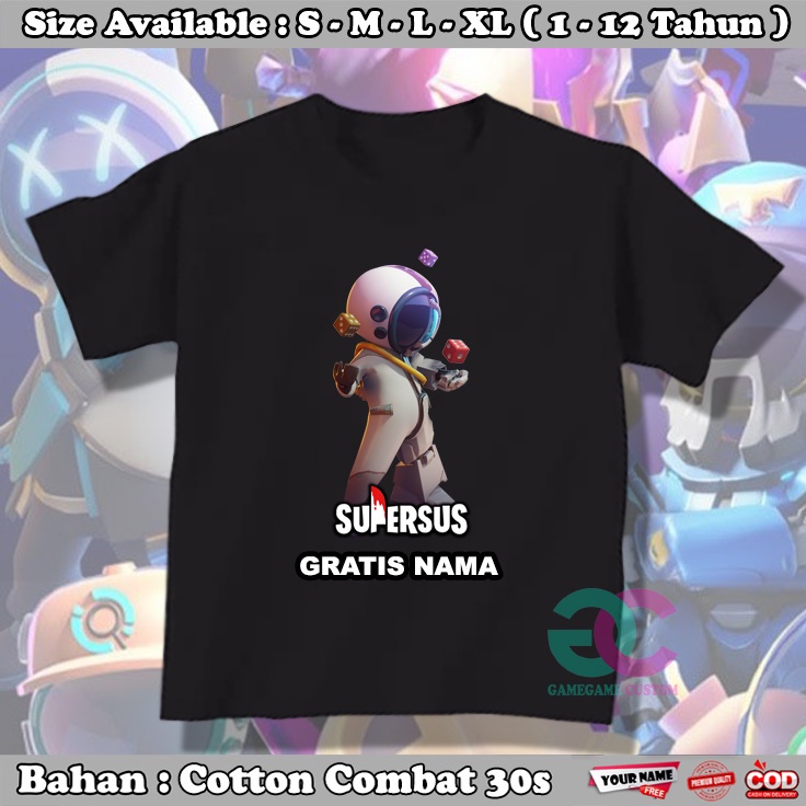 Kaos Anak Laki Laki Blackjack / Baju Anak Blackjack Game Super Sus 155