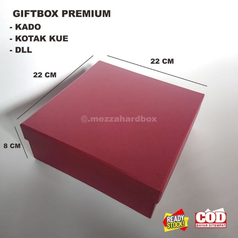 

Hardbox Kue 22x22x8 hardbox ulangtahun hardbox premium hardbox seserahan