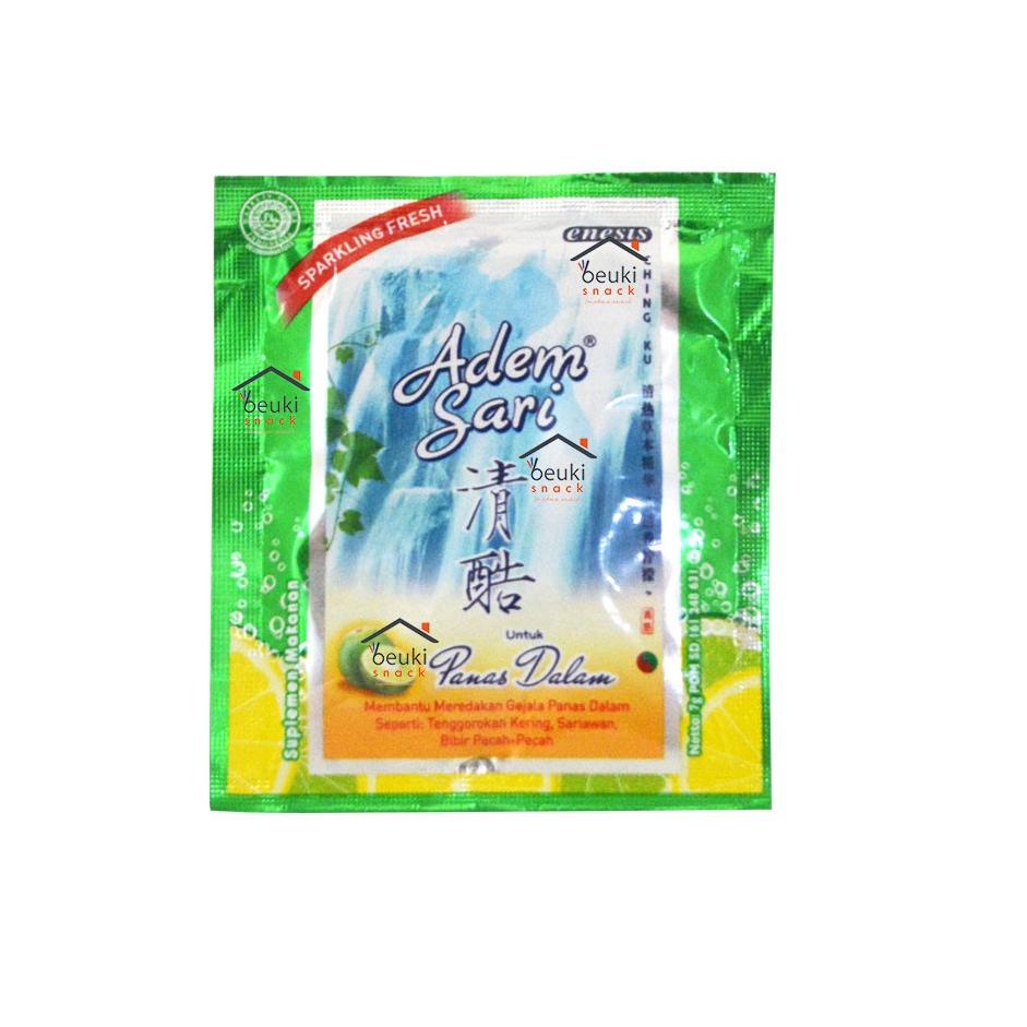 

BISA ✨COD✨ PACK Adem Sari Rasa Lemon Minuman Bubuk Untuk Panas Dalam Sariawan Sakit Tenggorokan - 24pcs x 7gr serbuuu !