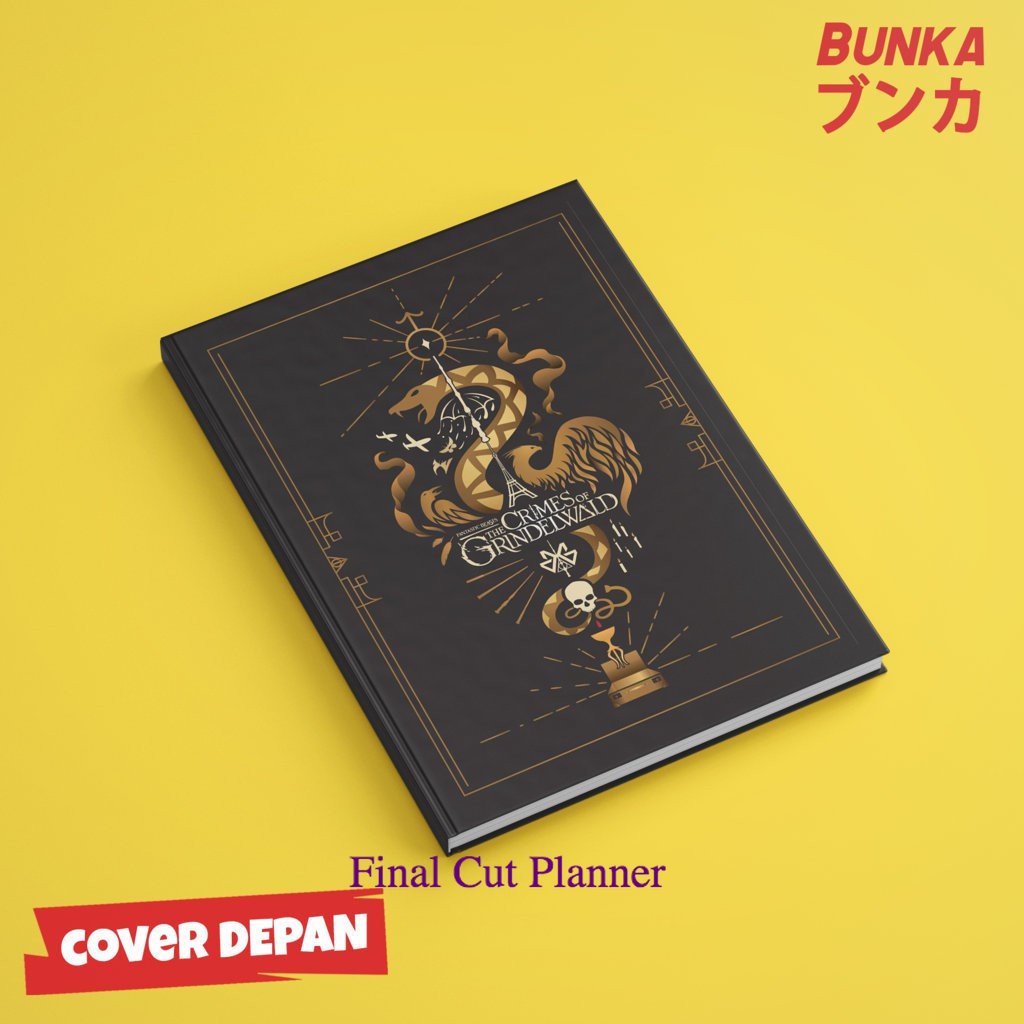 

Notebook Fantastic Beasts Hardcover A5 Buku Tulis Catatan Note Agenda Planner Jurnal .