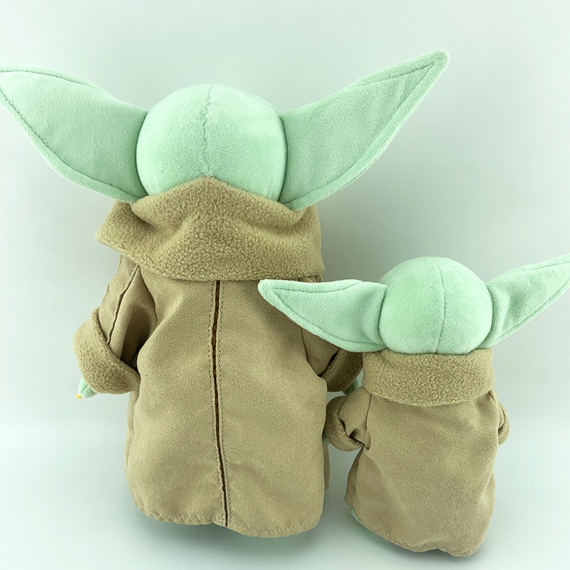 Mainan Boneka Stuffed Plush Kartun Star Wars Yoda Ukuran 30CM Untuk Anak