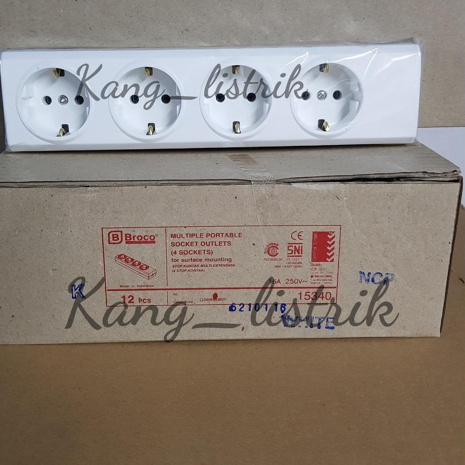 Flash Sale - SKONTAK 4 LUBANG BROCO 15340 / Terminal BROCO 4lubang . .. . ..