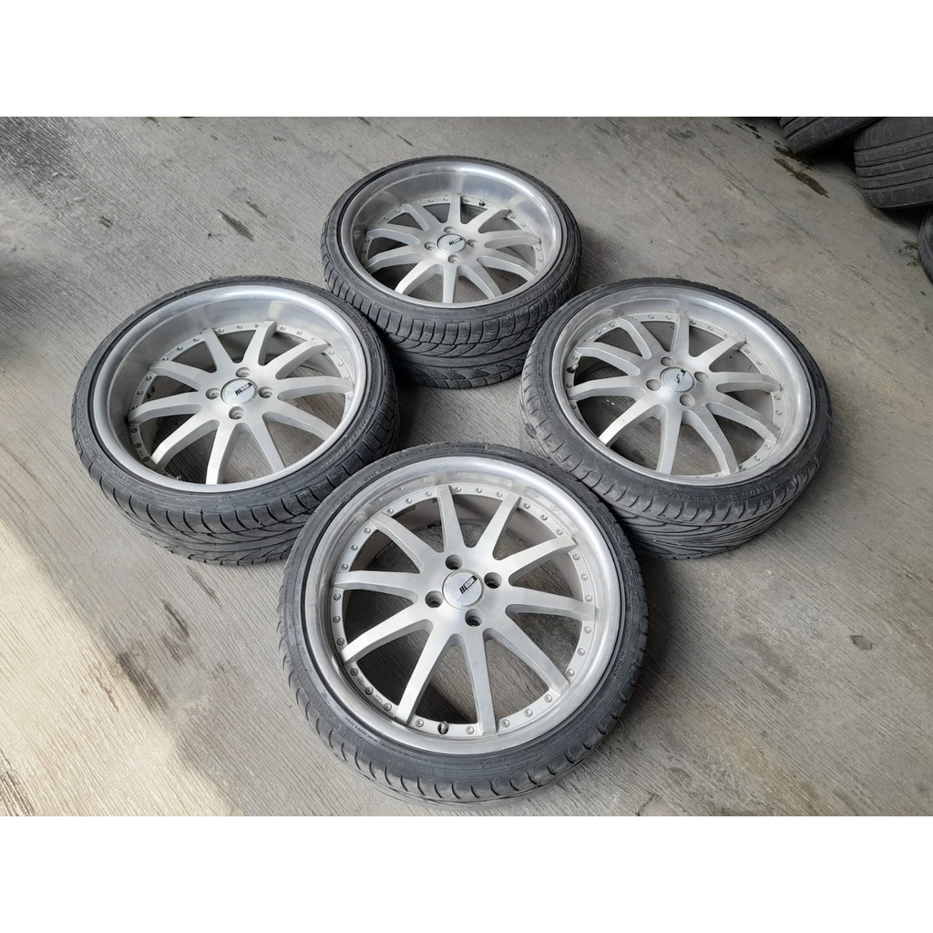 Velg Ring 18 Bekas Genosis Pcd 4x100 + Ban 3 Pcs