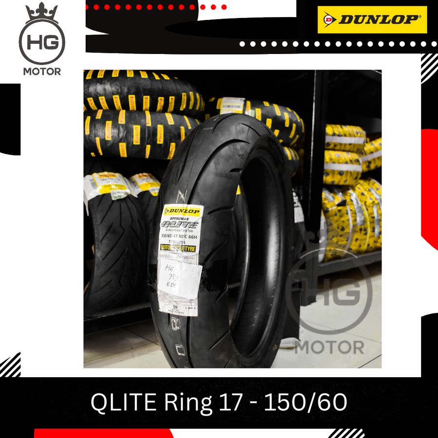 Ban Dunlop sportmax Q lite 150/60-17 Q Lite 150 60 Ring 17 Ban Motor