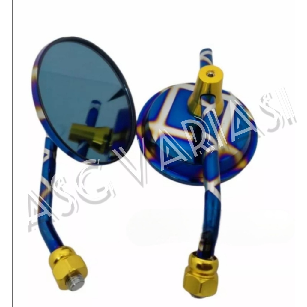 SPION BULAT BLUE X MOTOR UNIVERSAL SPION BULAT TWOTONE VARIASI MOTOR UNIVERSAL