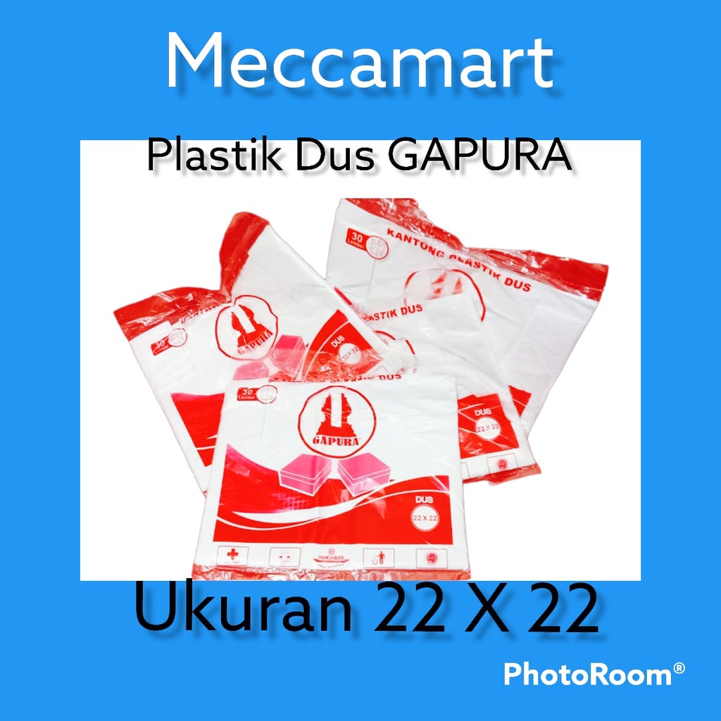 TERMURAHPLASTIK DUS GAPURA ukuran 22 X 22