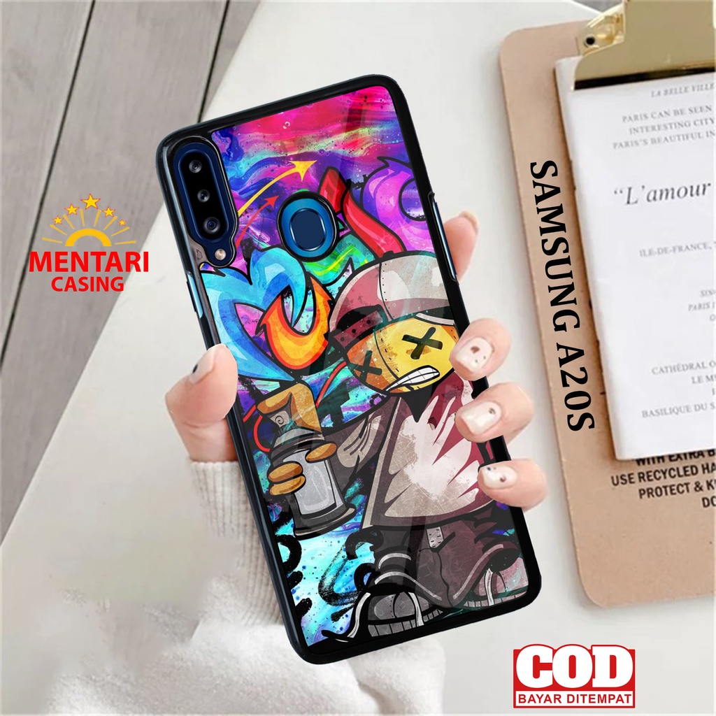 Case SAMSUNG A20s CASING SAMSUNG A20s [ GRAF AESTHETIC ] Mentari casing case hp kondom hp case custo
