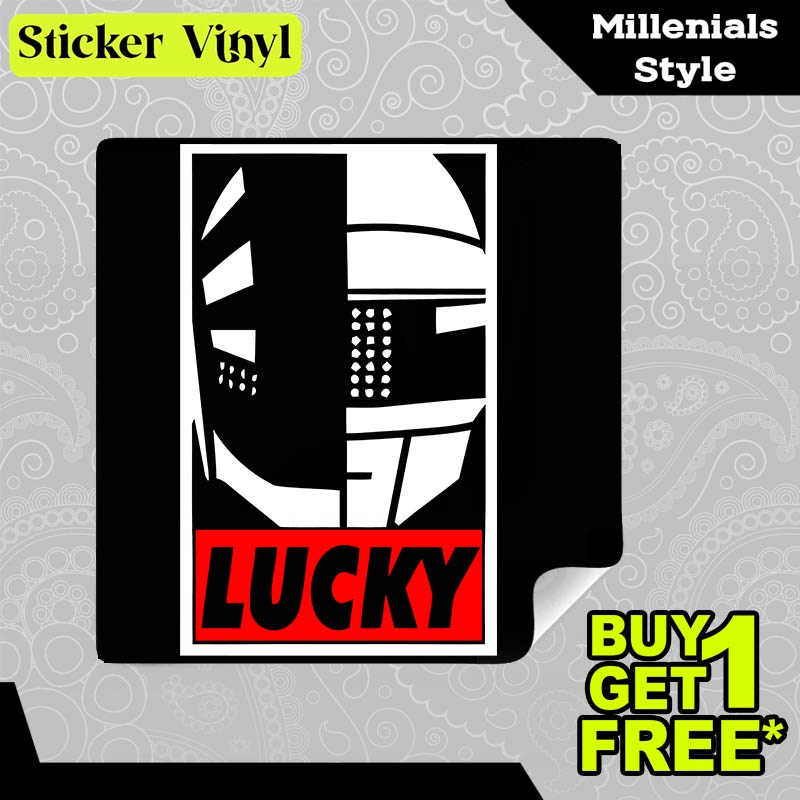 

Stiker Sticker DAFT PUNK - GET LUCKY Gambar Unik Desain Keren dan Kekinian Aesthetic Bahan Vinyl Satuan Anti Air