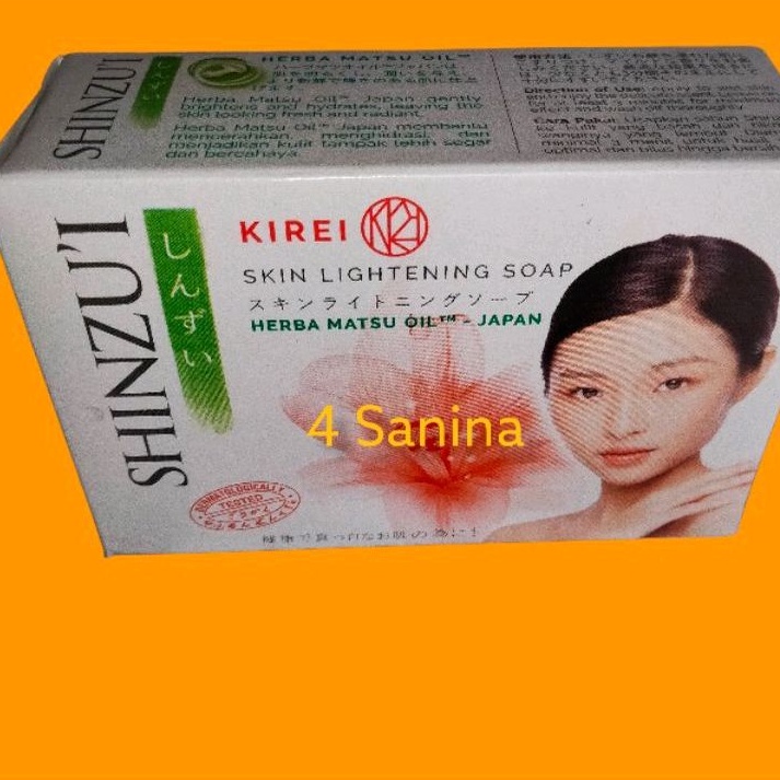 Sabun batang shinzui kirei 80 gr / shinzui skin lightening soap