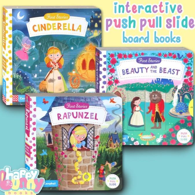 

Promo Campbell First Stories Interactive Push Pull Slide Board Books