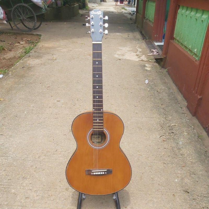 Gitar akustik Cowboy Tanam besi Custom