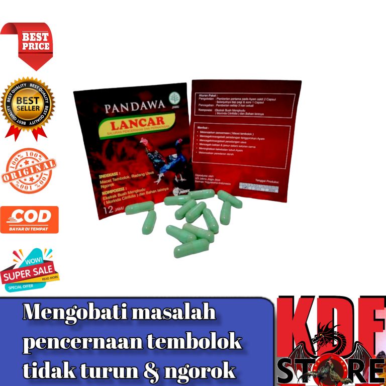 PANDAWA LANCAR jamu ayam - tembolok macet - 1 Saset