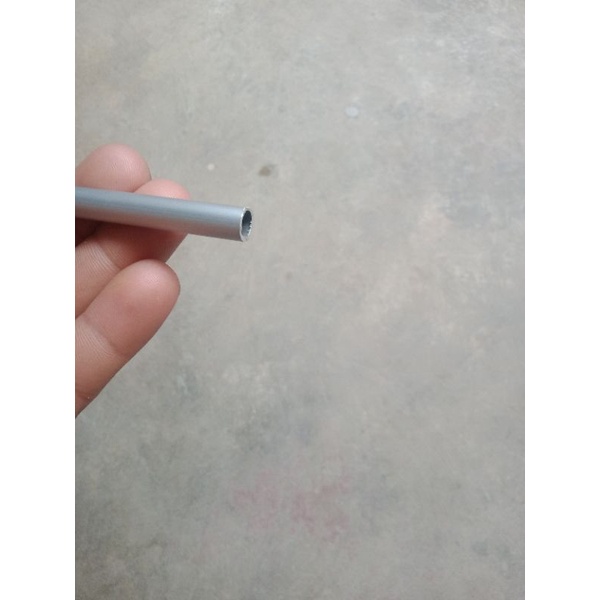 Pipa alumunium Diameter 8mm lubang 6mm